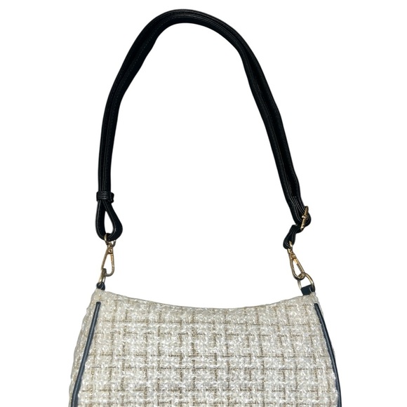 Handbags - Elegant White and Black Women's Bag